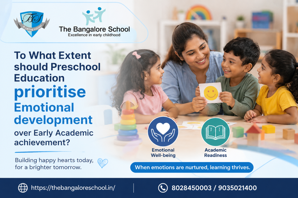 To What Extent should Preschool Education prioritise Emotional development over Early Academic achievement?