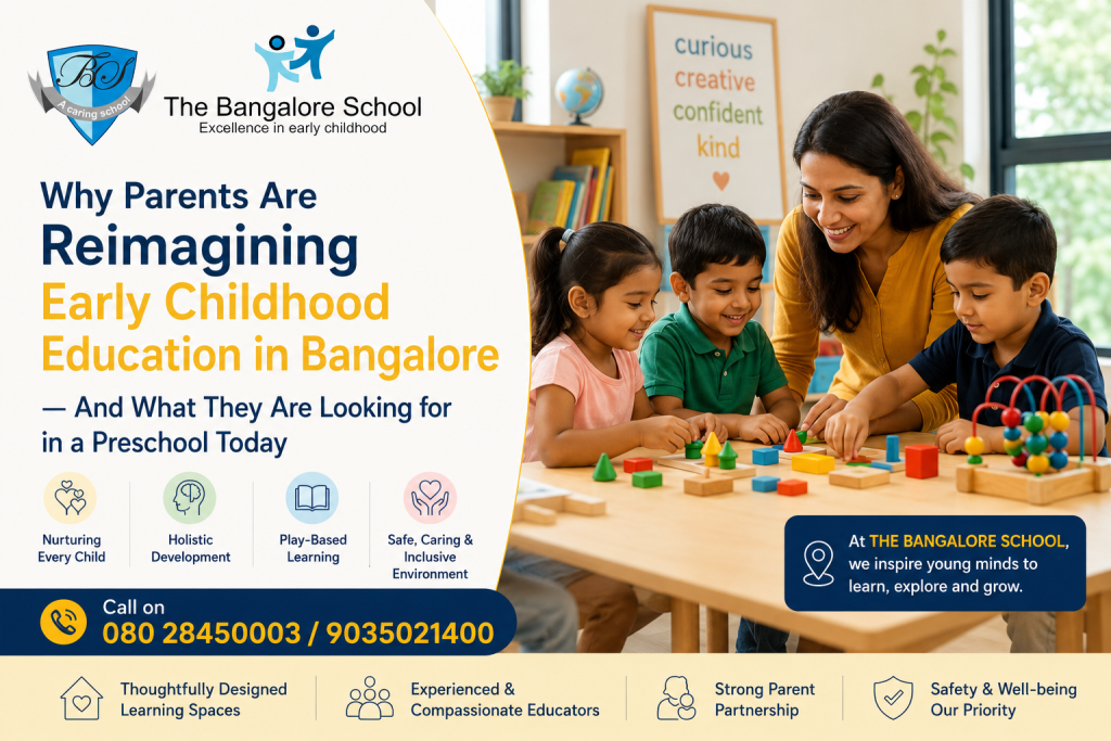 Why Parents Are Reimagining Early Childhood Education in Bangalore — And What They Are Looking for in a Preschool Today